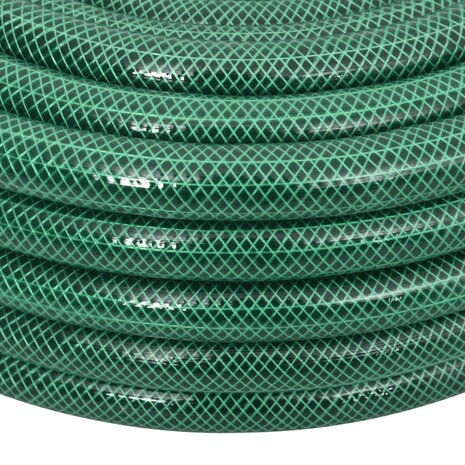 Tuinslang met koppelingsset 0,75&apos;&apos; 10 m PVC groen 4