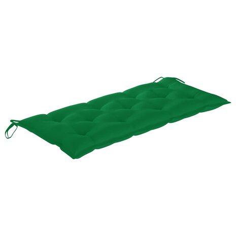 Tuinbank inklapbaar met kussen 118 cm bamboe 5