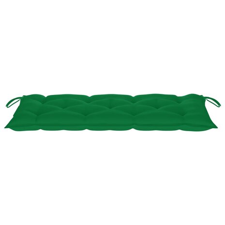 Tuinbank inklapbaar met kussen 118 cm bamboe 6