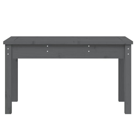 Tuinbank 80x44x45 cm massief grenenhout grijs 4