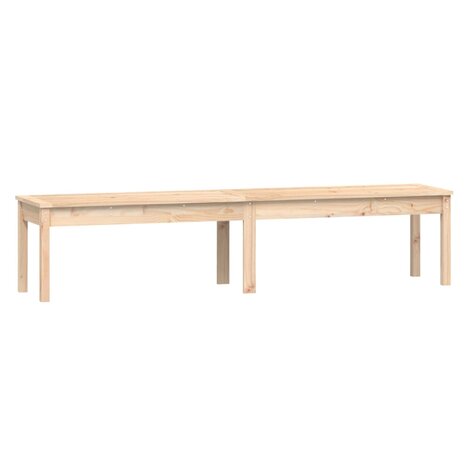 Tuinbank 2-zits 203,5x44x45 cm massief grenenhout 2