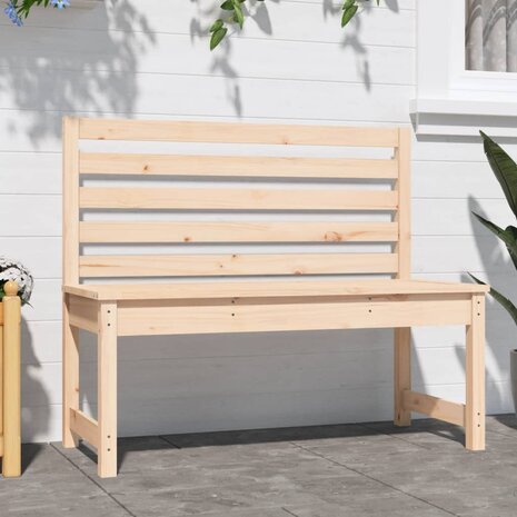 Tuinbank 109 cm massief grenenhout 3