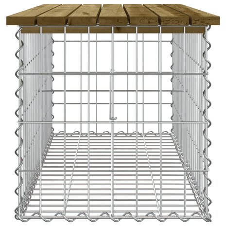 Tuinbank schanskorfontwerp 103x44x42 cm geïmpregneerd hout 4