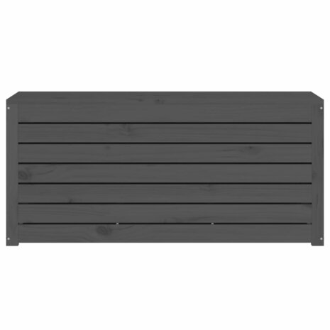 Tuinbox 101x50,5x46,5 cm massief grenenhout grijs 5