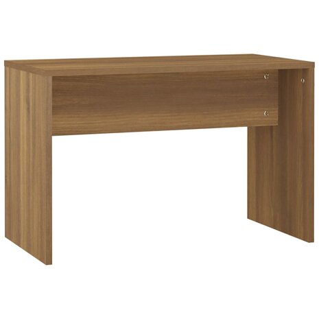 Kaptafelset met LED-verlichting bewerkt hout bruin eikenkleur 9