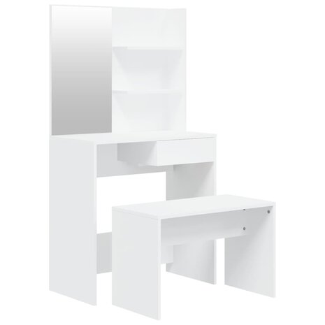 Kaptafelset 74,5x40x141 cm wit 2