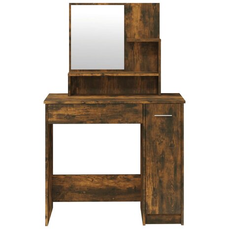 Kaptafelset 86,5x35x136 cm gerookt eiken 6