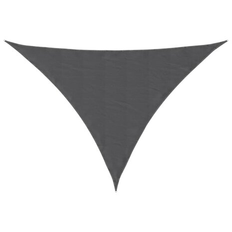 Zonnescherm driehoekig 2,5x2,5x3,5 m oxford stof 2