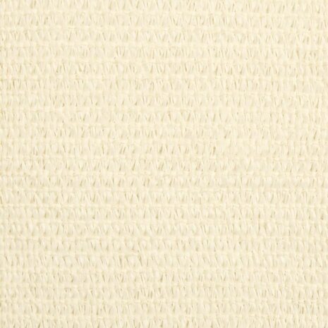 Zonnezeil 160 g/m&sup2; 3/4x3 m HDPE cr&egrave;mekleurig 9