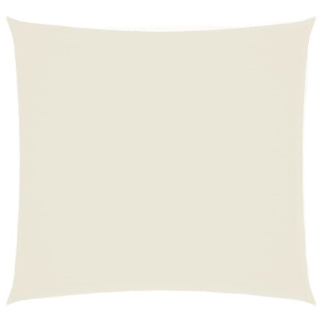Zonnescherm vierkant 2x2 m oxford stof crèmekleurig 2