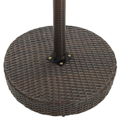 5-delige Tuinbarset poly rattan bruin 5