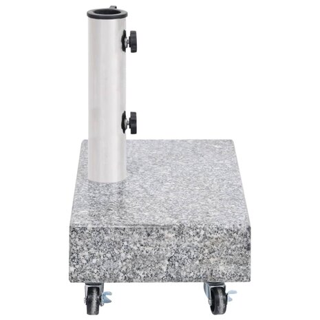 Parasolvoet 45x25x8 cm graniet lichtgrijs 3