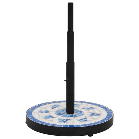 Parasolvoet rond 12 kg blauw en wit 2