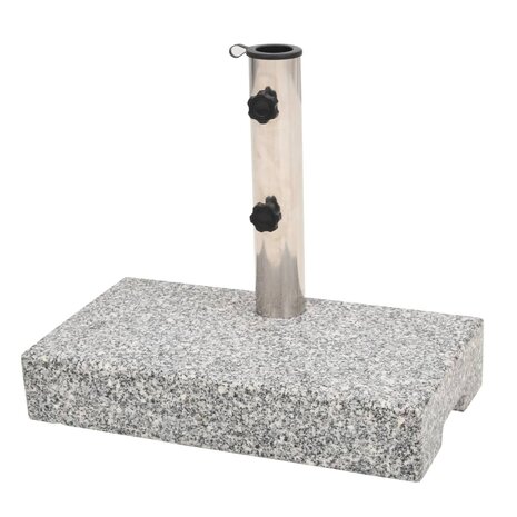 Parasolvoet rechthoekig 25 kg graniet  1