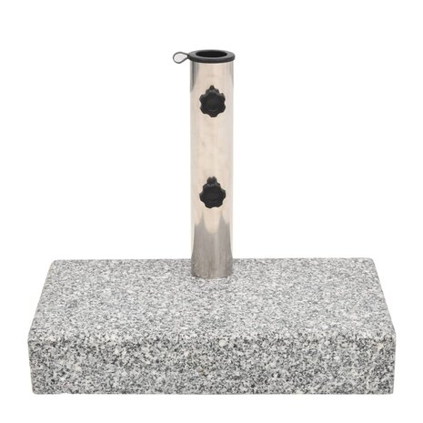 Parasolvoet rechthoekig 25 kg graniet  4