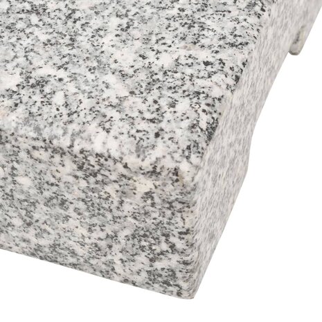 Parasolvoet rechthoekig 25 kg graniet  7