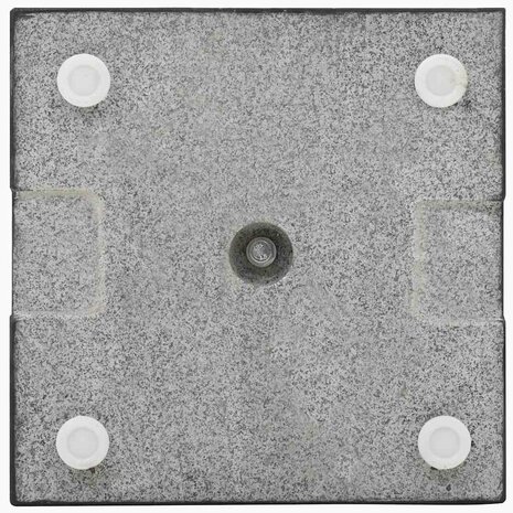 Parasolvoet vierkant 20 kg graniet zwart 5