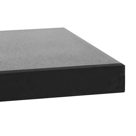 Parasolvoet vierkant 20 kg graniet zwart 7