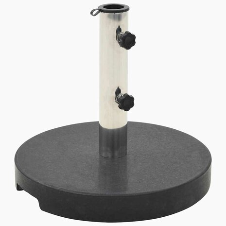 Parasolvoet rond 20 kg graniet zwart 2