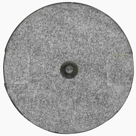 Parasolvoet rond 20 kg graniet zwart 5