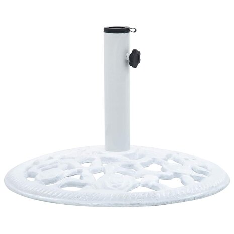 Parasolvoet 12 kg 48 cm gietijzer wit 4