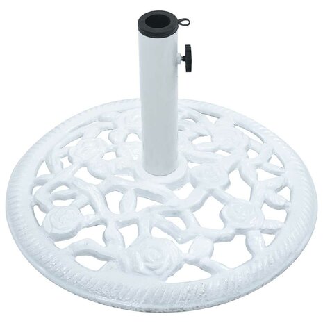 Parasolvoet 12 kg 48 cm gietijzer wit 5