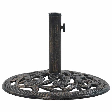 Parasolvoet 12 kg 48 cm gietijzer bronskleurig 2