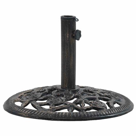 Parasolvoet 12 kg 48 cm gietijzer bronskleurig 4