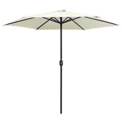 Parasol met aluminium paal 270x246 cm zandwit 2