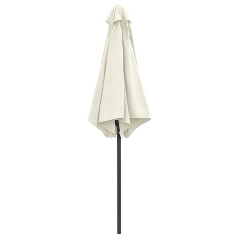 Parasol met aluminium paal 270x246 cm zandwit 4