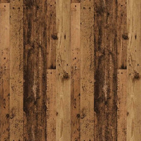 Nachtkastje 40x30x39 cm bewerkt hout oud houtkleurig 9