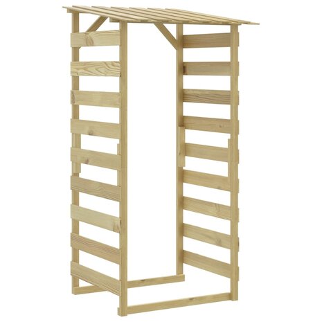 Pergola&apos;s met dak 4 st 100x90x200 cm geïmpregneerd grenenhout 3