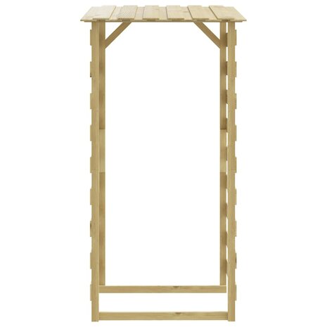 Pergola&apos;s met dak 4 st 100x90x200 cm geïmpregneerd grenenhout 4