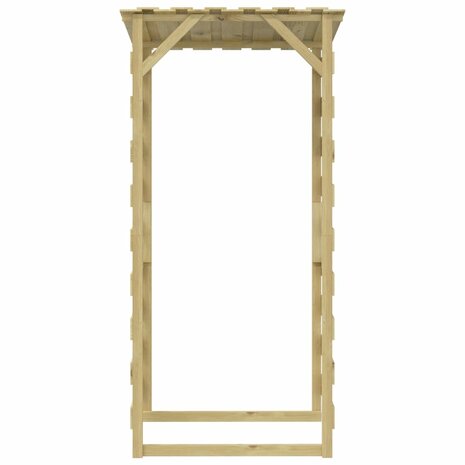 Pergola&apos;s met dak 6 st 100x90x200 cm geïmpregneerd grenenhout 6