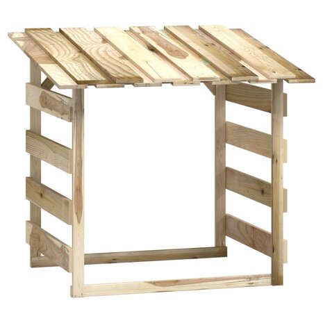 Pergola met dak 100x90x100 cm geïmpregneerd grenenhout 2