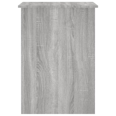 Bureau 100x55x75 cm bewerkt hout grijs sonoma eikenkleurig 5