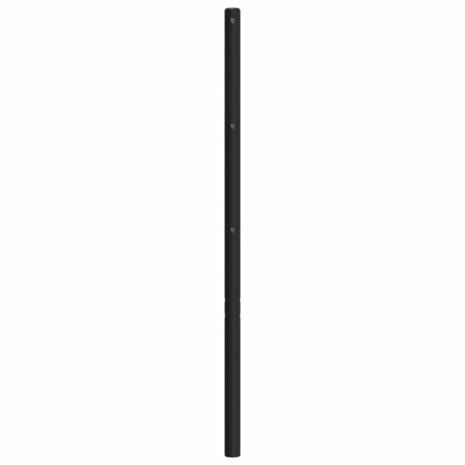 Hoofdbord 90 cm metaal zwart 4