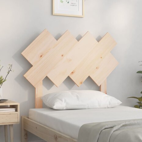 Hoofdbord 92x3x81 cm massief grenenhout 3