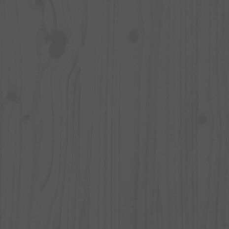 Wandhoofdbord 159,5x3x90 cm massief grenenhout grijs 7