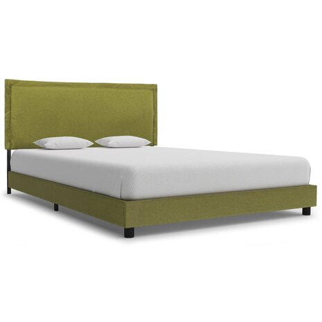 Bedframe zonder matras 135x190 cm groen 1