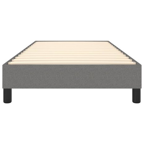 Bedframe zonder matras 80x200 cm stof donkergrijs 5