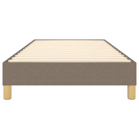 Bedframe zonder matras 100x200 cm stof taupe 5