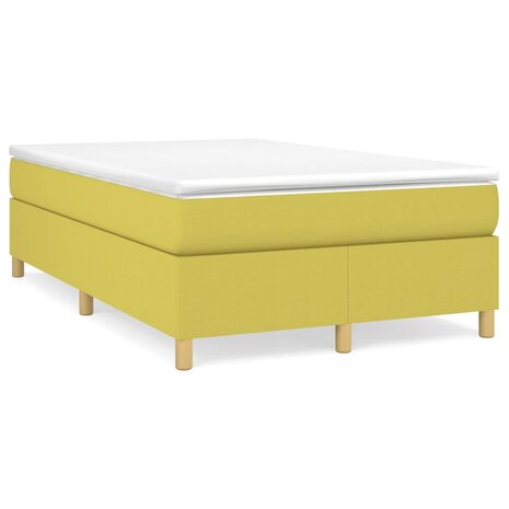 Bedframe zonder matras 120x200 cm stof groen 2