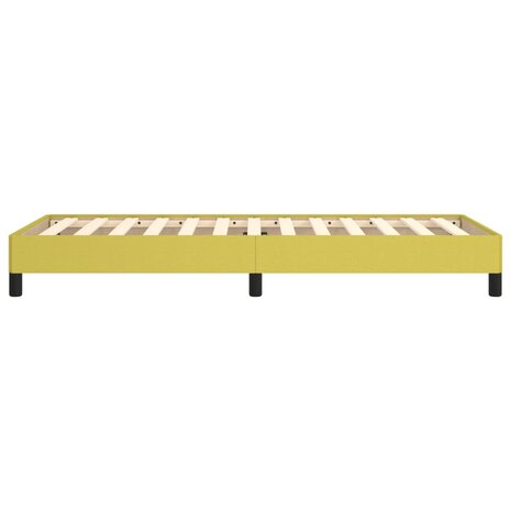 Bedframe zonder matras 100x200 cm stof groen 6