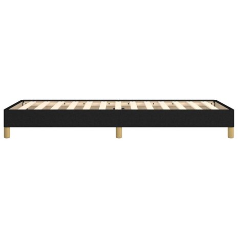 Bedframe zonder matras 90x200 cm stof zwart 6