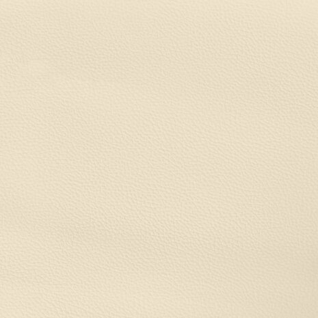 Bedframe kunstleer crèmekleurig 80x200 cm 8