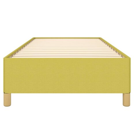 Bedframe zonder matras 100x200 cm stof groen 5