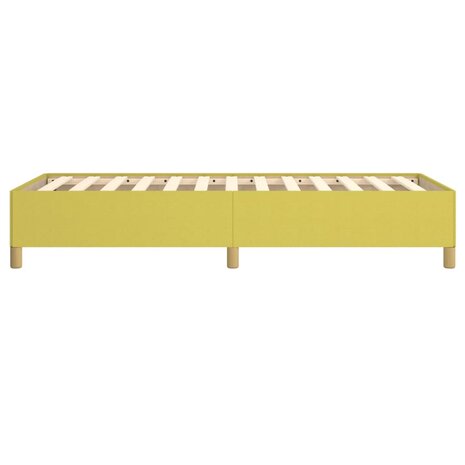 Bedframe zonder matras 100x200 cm stof groen 6