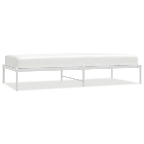 Bedframe metaal wit 90x200 cm 2