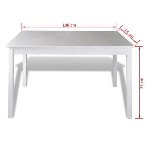 5-delige Eethoek wit   5